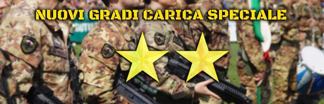Sono disponibili i nuovi gradi qualifica speciale indossabili da Carabinieri, Esercito, Guardia di Finanza, Aeronautica e Marina Militare.